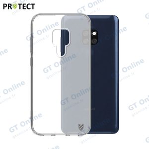 Coque Silicone PROTECT pour Huawei Mate 20 Transparent