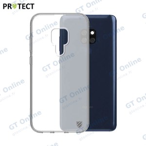 Coque Silicone PROTECT pour Huawei Mate 20 Transparent