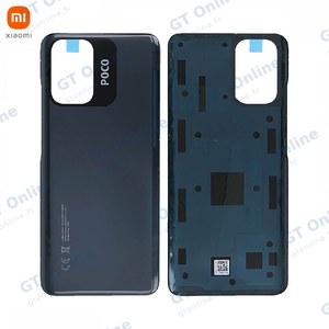 Cache Arrière Original Xiaomi Poco M5s 55050002LC9T Noir