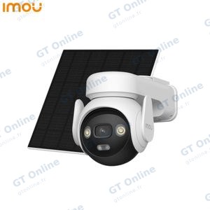 Caméra de Surveillance IA sans Fil Extérieure Imou AOV PT 5MP 3K Wi-Fi + 4G avec Batterie 10000mAh et Panneau