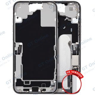 Châssis pour Apple iPhone 16 Plus (version US, origine d'occasion — grade B, blanc)