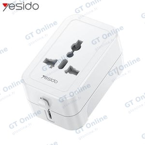 Adaptateur Secteur Universel Yesido MC32 Blanc