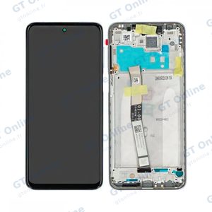Écran Tactile avec Châssis Xiaomi Redmi Note 9S Gris Interstellaire