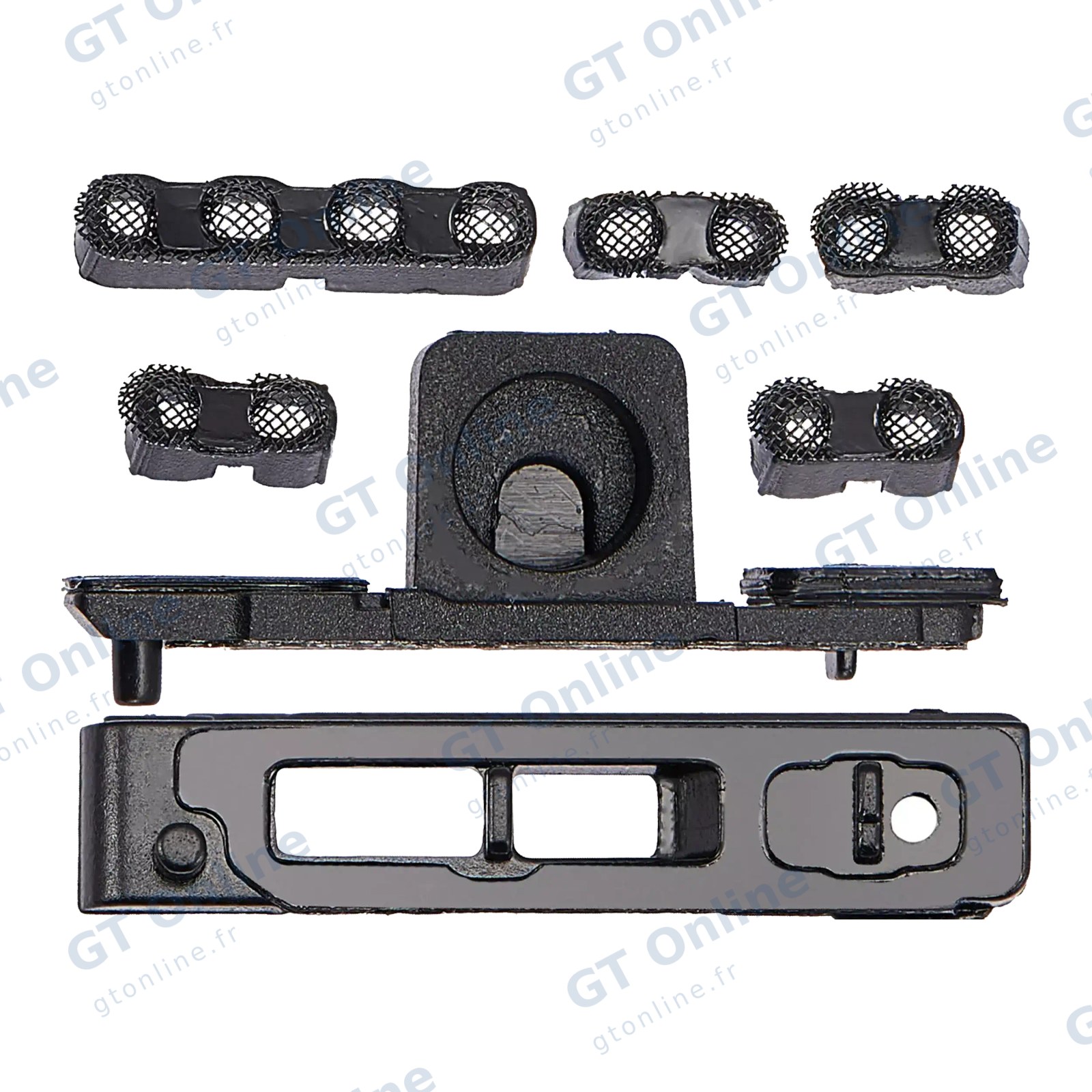 Grille de haut-parleur / micro pour Apple iPhone 11 (noir, lot de 10)