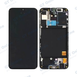 Écran Tactile Original Assembled avec Châssis Compatible Samsung Galaxy A40 A405 GH82-19672A GH82-19674A Noir