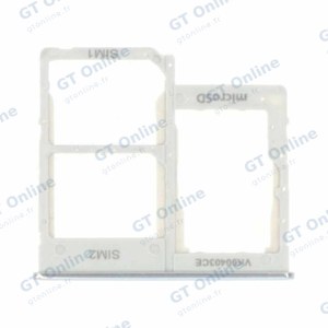 Tiroir Sim Premium Samsung Galaxy A40 A405 Blanc