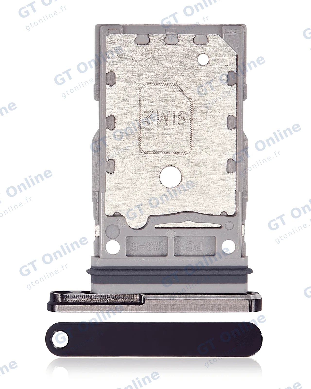 Tiroir SIM pour Samsung Galaxy Z Fold 4 (F936) (noir fantôme)