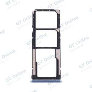 Tiroir Sim Premium Xiaomi Redmi Note 9S Gris Interstellaire