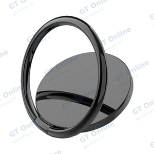 Bague Support Smartphone en Metal B108 Noir