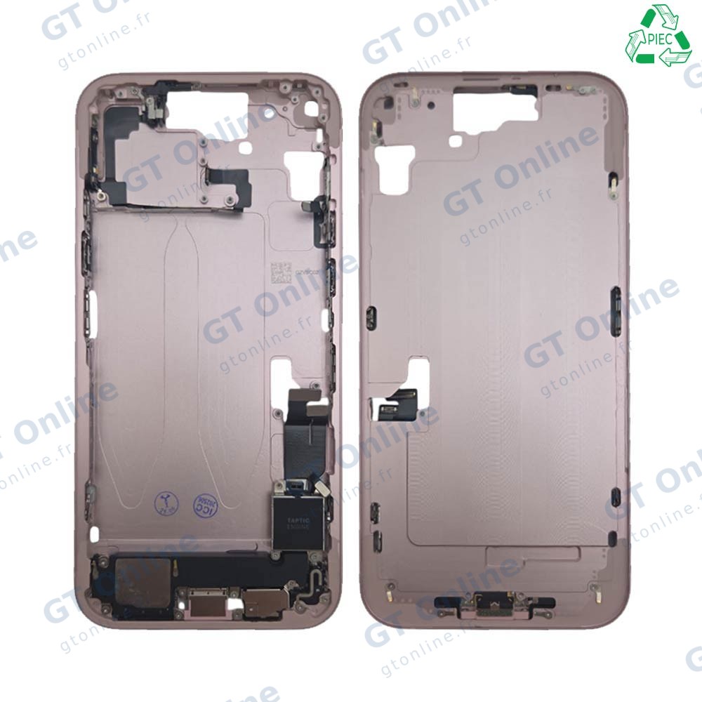 Châssis central pour iPhone 15 Plus (rose)