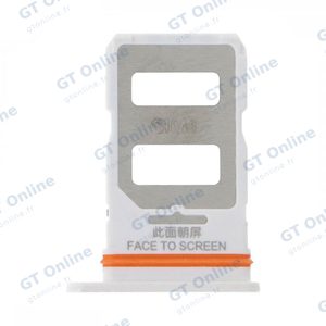 Tiroir Sim Premium Xiaomi Redmi Note 12 Pro 5G/Redmi Note 12 Pro+ 5G Blanc Polaire