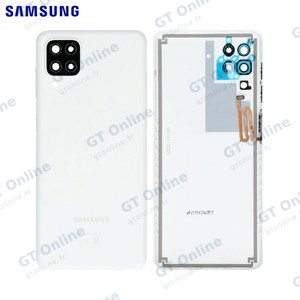 Cache Arrière Original Samsung Galaxy A12 A125 GH82-24487B Blanc