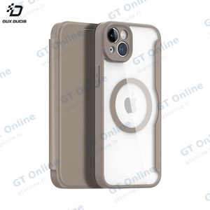Housse de Protection Skin X Pro Dux Ducis pour Apple iPhone 14 Plus MagSafe Beige