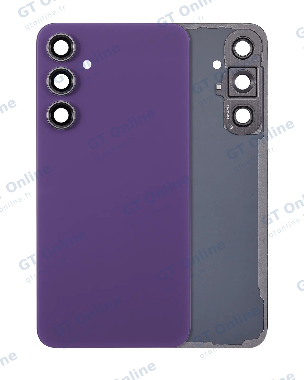 Vitre arrière pour Samsung Galaxy S23 FE 5G (compatible premium, violet)