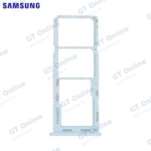 Tiroir SIM Original Samsung Galaxy M13 M135 GH98-47563C Bleu Clair