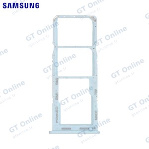 Tiroir SIM Original Samsung Galaxy M13 M135 GH98-47563C Bleu Clair