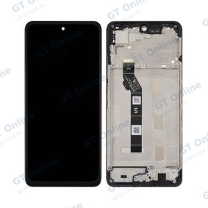 Écran Tactile avec Châssis Motorola Moto G37 5G/Moto G37 Power Noir