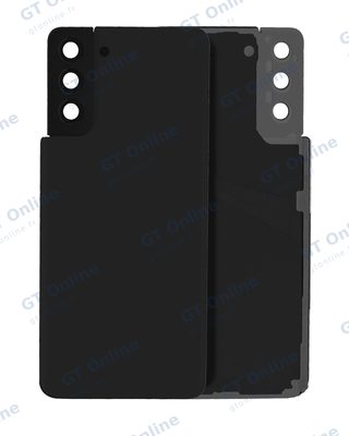 Vitre arrière pour Samsung Galaxy S21 Plus (pack service origine, noir fantôme)