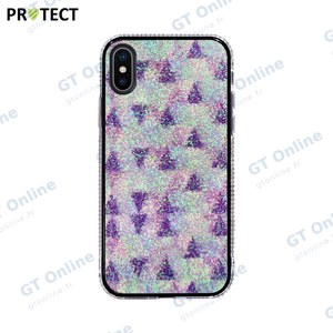 Coque de Protection ID045 PROTECT pour Apple iPhone X/iPhone XS Violet
