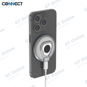 Chargeur à Induction CONNECT MC-CI3EN1G 15W avec Anneau Magnétique (3 en 1)