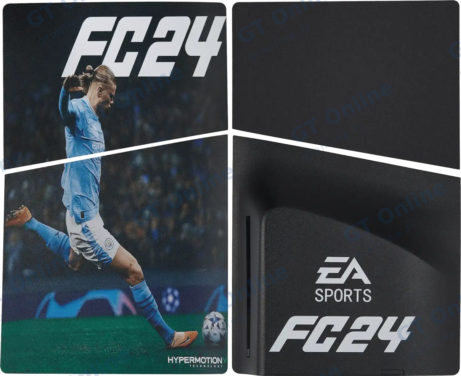 Façades haut et bas pour Sony PlayStation 5 Slim avec lecteur — EA Sport FC24 FIFA