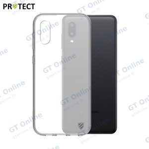Coque Silicone PROTECT pour Samsung Galaxy A02 A022F Transparent
