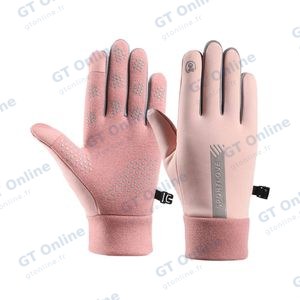 Gants Tactiles Imperméables et Antidérapants (Femme) Rose