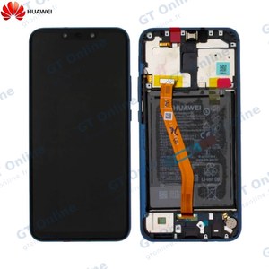 Bloc Écran Complet avec Châssis et Batterie Original Huawei Mate 20 Lite 02352DKM 02352GTT Bleu