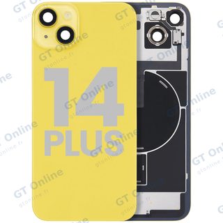 Vitre arrière pour Apple iPhone 14 Plus (origine d'occasion — grade A, jaune)