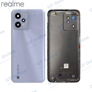 Cache Arrière Original Realme C31 4140120 4140117 Argent Clair