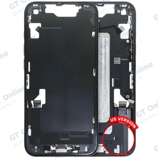 Châssis pour Apple iPhone 16e / 17e (version US, origine d'occasion — grade A, noir)