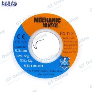 Étain à Souder Mechanic HX-T100 0.2mm (55g)