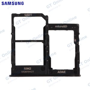 Tiroir SIM Original Samsung Galaxy A41 A415 GH98-45275A Noir Prismatique