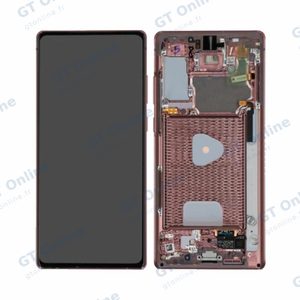 Écran Tactile Soft Oled avec Châssis Samsung Galaxy Note 20 5G N981/Galaxy Note 20 N980 Bronze Mystique