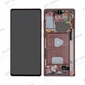 Écran Tactile Soft Oled avec Châssis Samsung Galaxy Note 20 5G N981/Galaxy Note 20 N980 Bronze Mystique