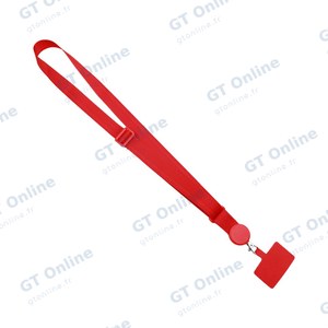 Tour de Cou Universel pour Smartphone Bandoulière (#5) Rouge