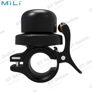 Traceur GPS pour Vélo MILI MiBell Sonnette Anti-Perte Apple Find My & Google Find Hub Noir