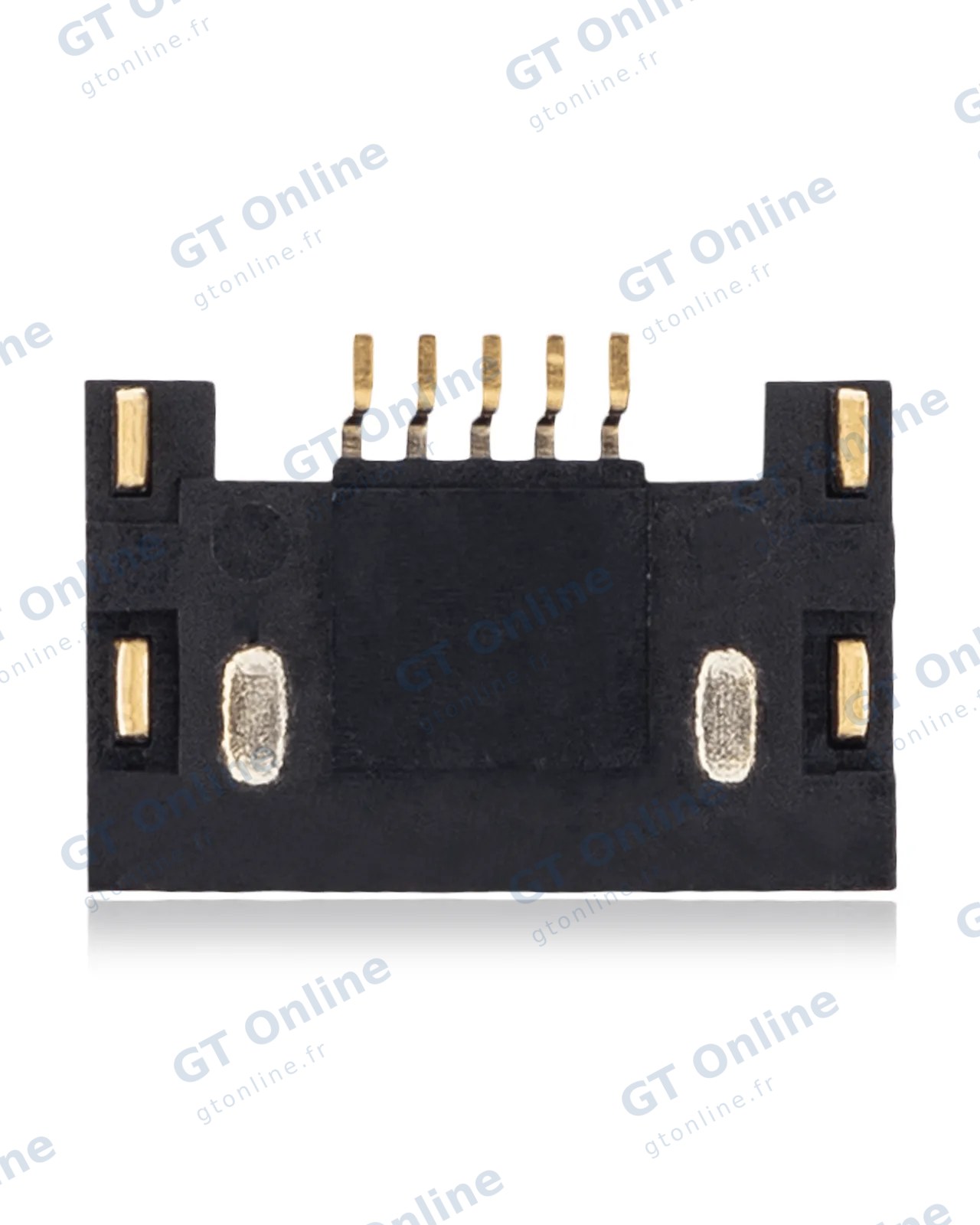 Connecteur de charge à souder — format Micro B, 5 broches, 4 points de fixation (C276)