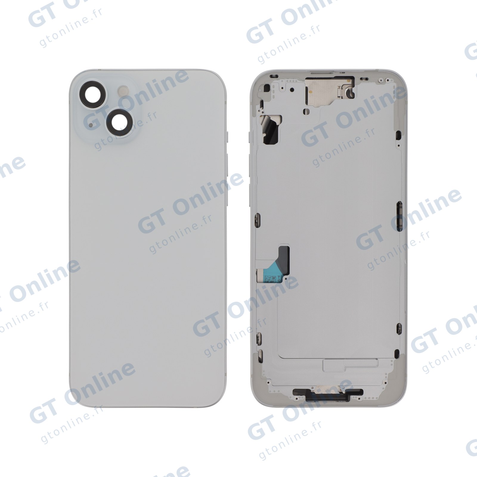 Châssis central pour iPhone 15 Plus (bleu) — vue 1