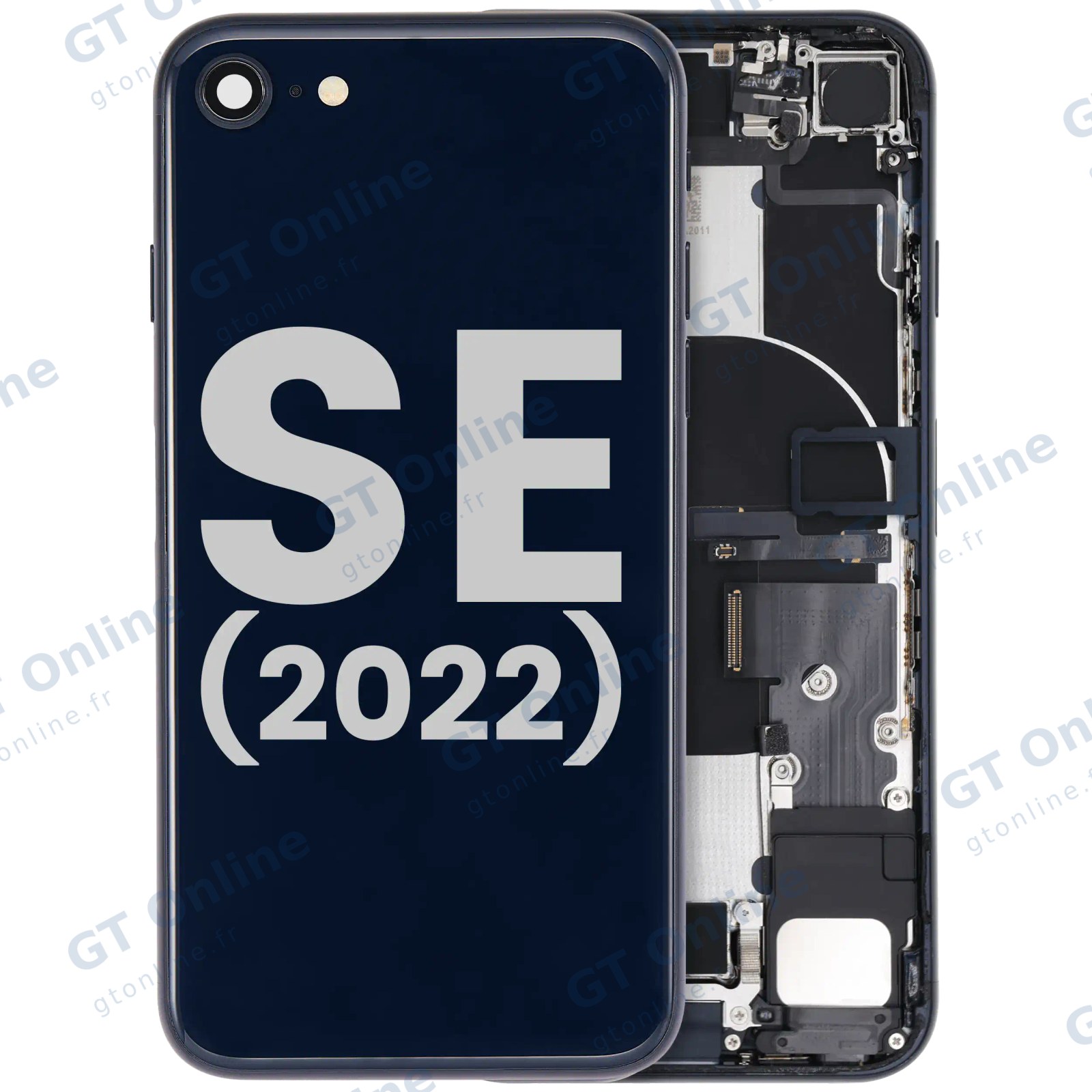 Châssis pour Apple iPhone SE (2022) (origine d'occasion — grade B, minuit)