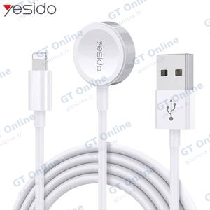 Câble de Charge Montre Connectée Yesido CA70 (Apple Watch + iPhone) Blanc
