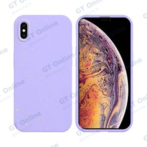 Coque Bambou Biodégradable PROTECT pour Apple iPhone X/iPhone XS (#5) Violet Clair