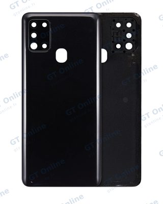 Vitre arrière pour Samsung Galaxy A21S (A217 / 2020) (compatible premium, noir)