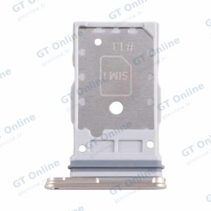 Tiroir Sim Premium Samsung Galaxy S24 5G S921/Galaxy S24 Plus 5G S926 Crème