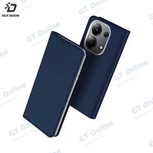 Housse de Protection Skin Pro Dux Ducis pour Xiaomi Redmi Note 13 4G Bleu