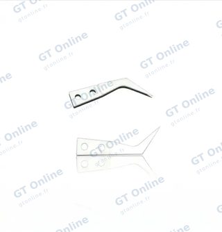 Pointe courbe de rechange en céramique PolarTronix pour CT-02, avec 2 vis de blocage