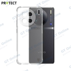 Coque Silicone Renforcée PROTECT pour Vivo X90 Pro Transparent