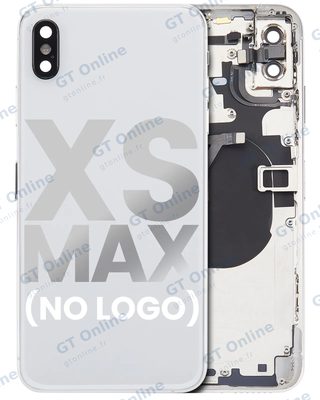 Châssis pour Apple iPhone XS Max (sans logo, compatible premium, argent)
