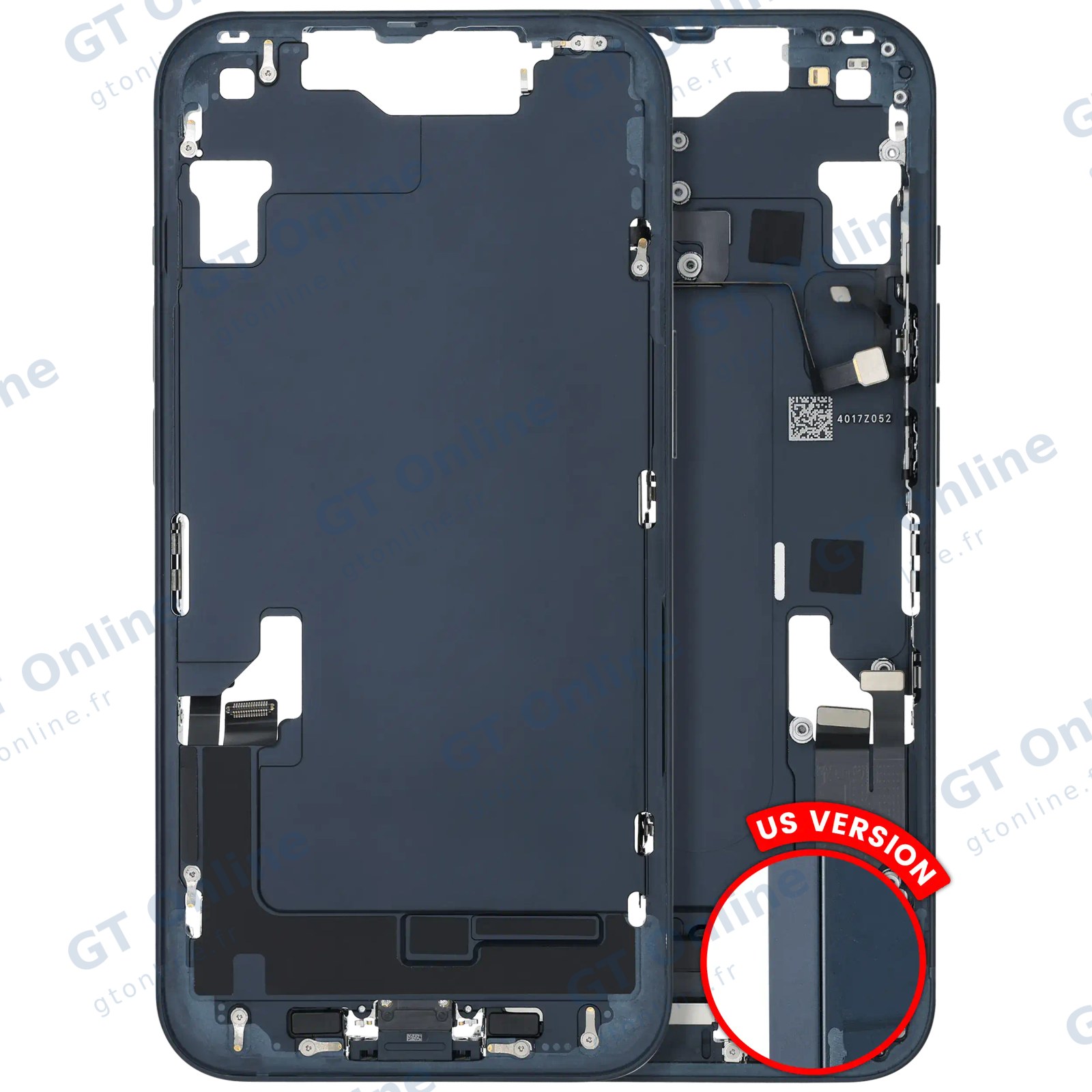 Châssis pour Apple iPhone 14 (version US, origine d'occasion — grade B, minuit)