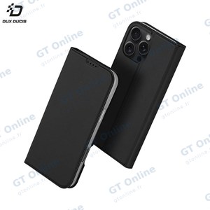 Housse de Protection Skin Pro Dux Ducis pour Apple iPhone 16 Pro Max Noir